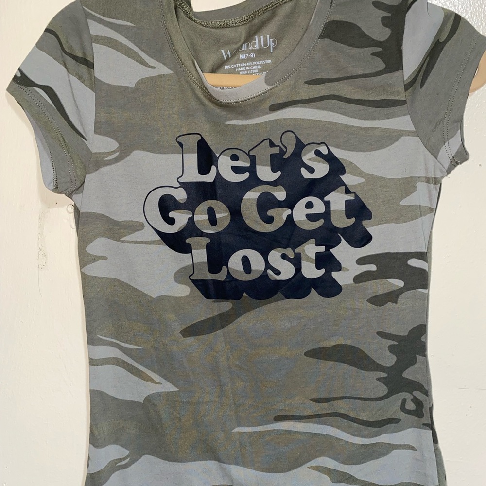 “Let’s Go Get Lost” Camo T-Shirt 💚👏🏼